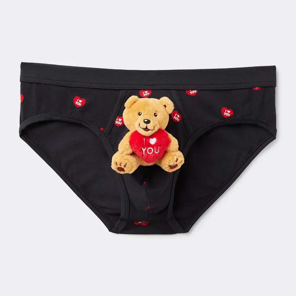 Intimissimi I Love You Plush Toy Superior Cotton Briefs